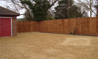 Driveway and boundary
fencing