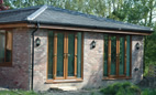 Self contained annex to
detached house